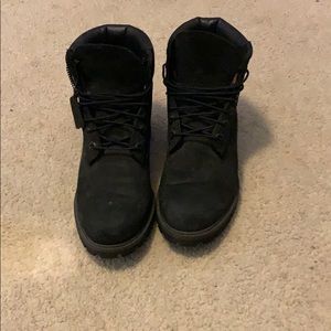Black Timberland boots size 10.5